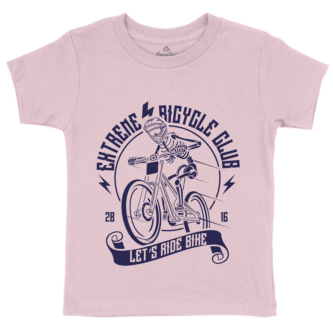 Let&#39;s Ride Bike Kids Organic Crew Neck T-Shirt Bikes A083