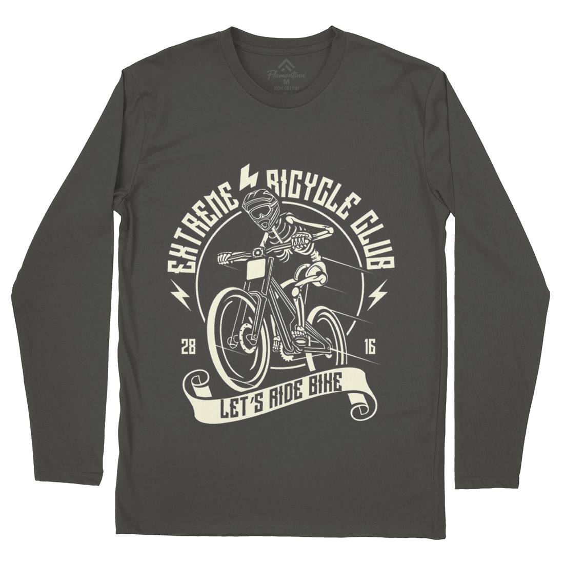Let&#39;s Ride Bike Mens Long Sleeve T-Shirt Bikes A083