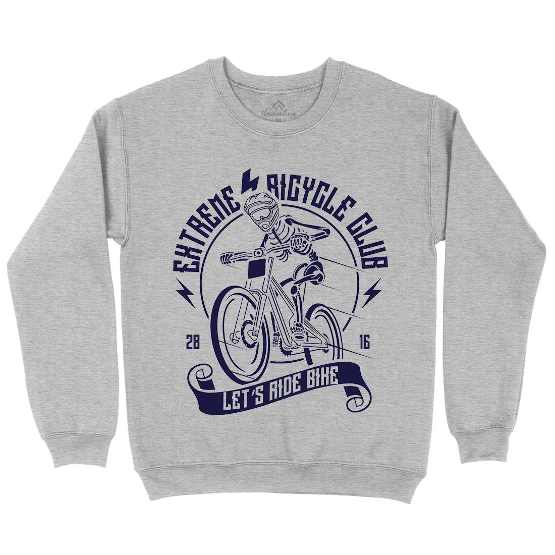 Let&#39;s Ride Bike Kids Crew Neck Sweatshirt Bikes A083