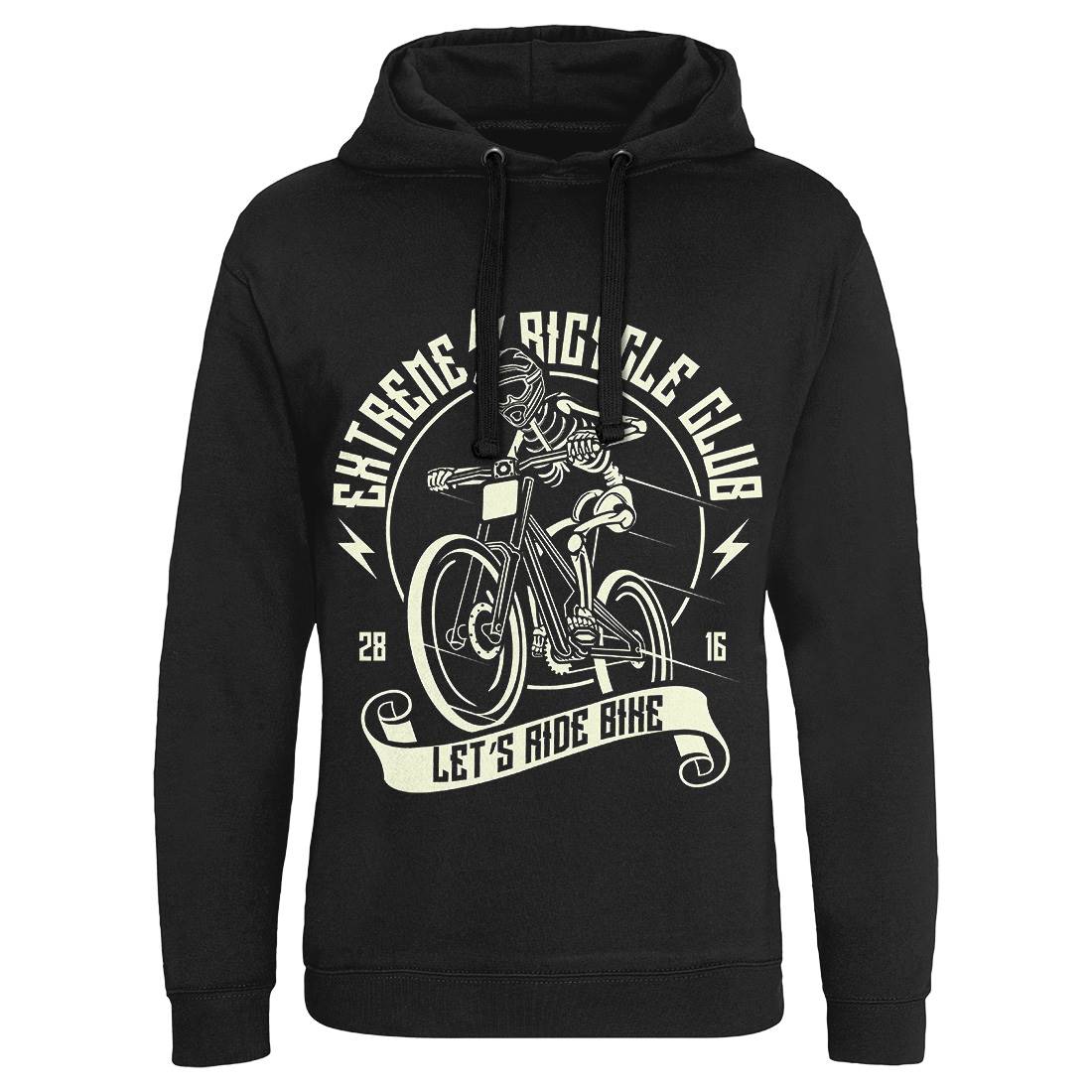 Let&#39;s Ride Bike Mens Hoodie Without Pocket Bikes A083