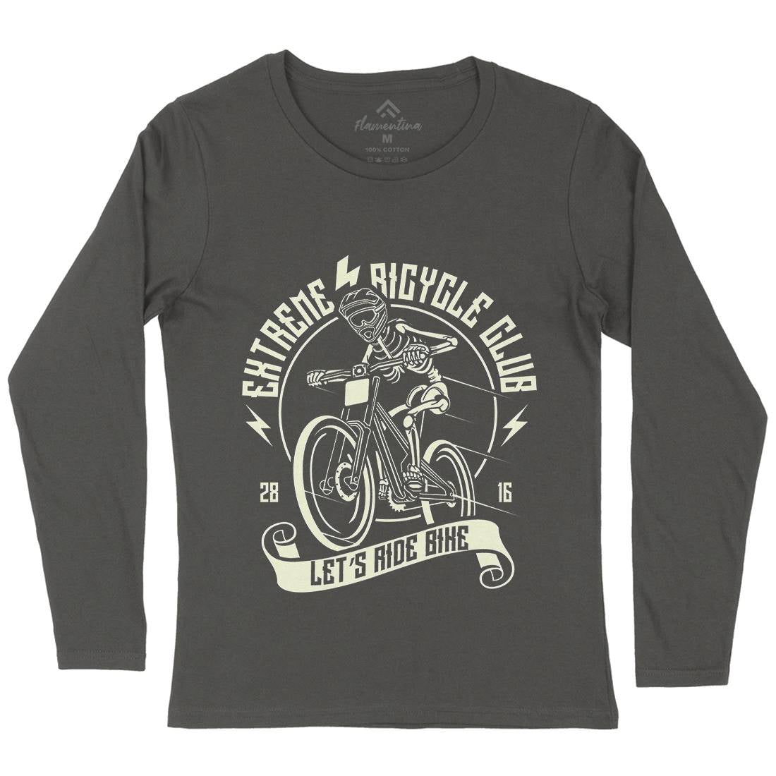 Let&#39;s Ride Bike Womens Long Sleeve T-Shirt Bikes A083