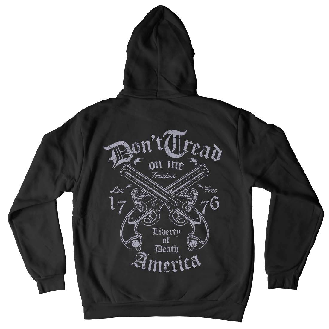 Liberty Of Death Kids Crew Neck Hoodie American A084