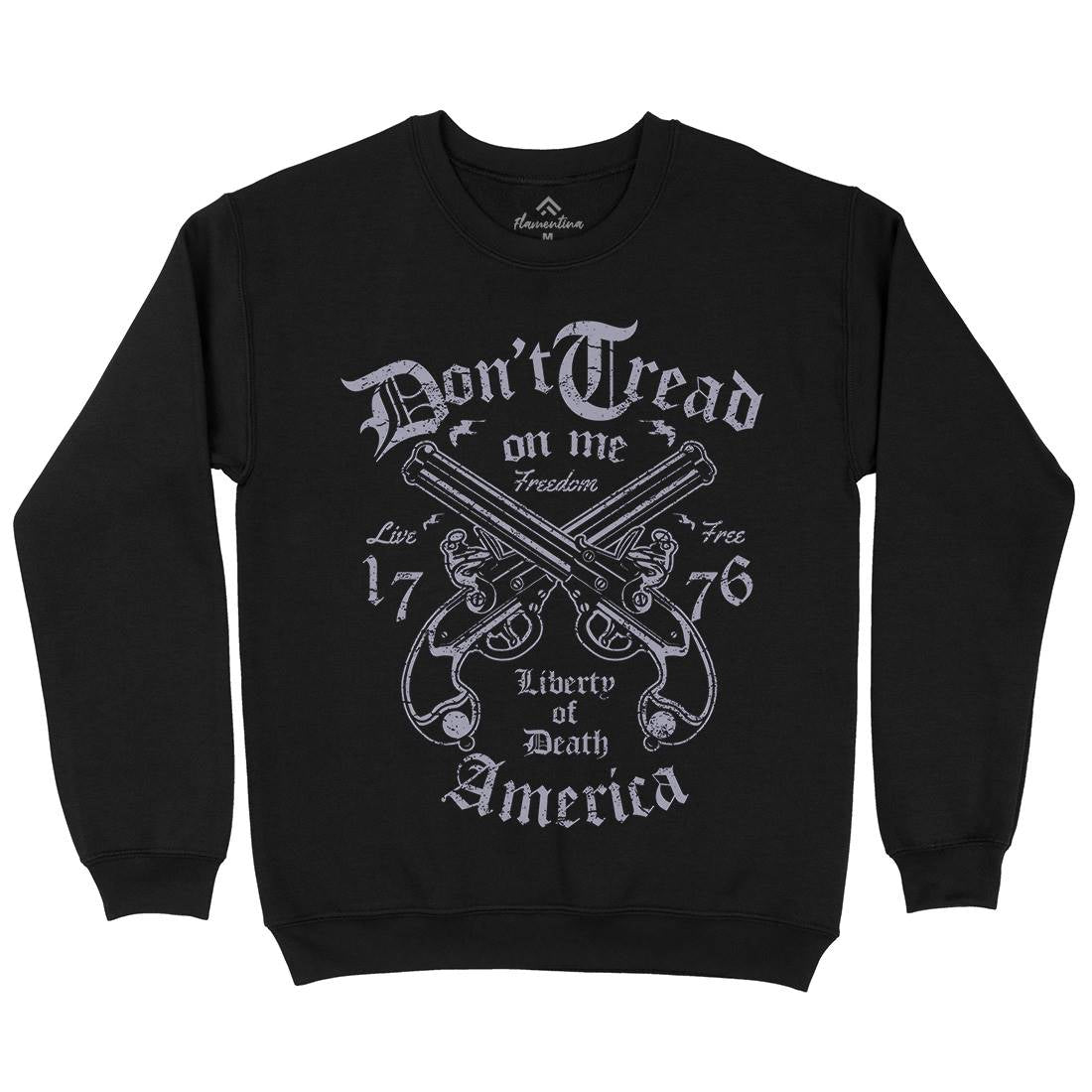 Liberty Of Death Mens Crew Neck Sweatshirt American A084