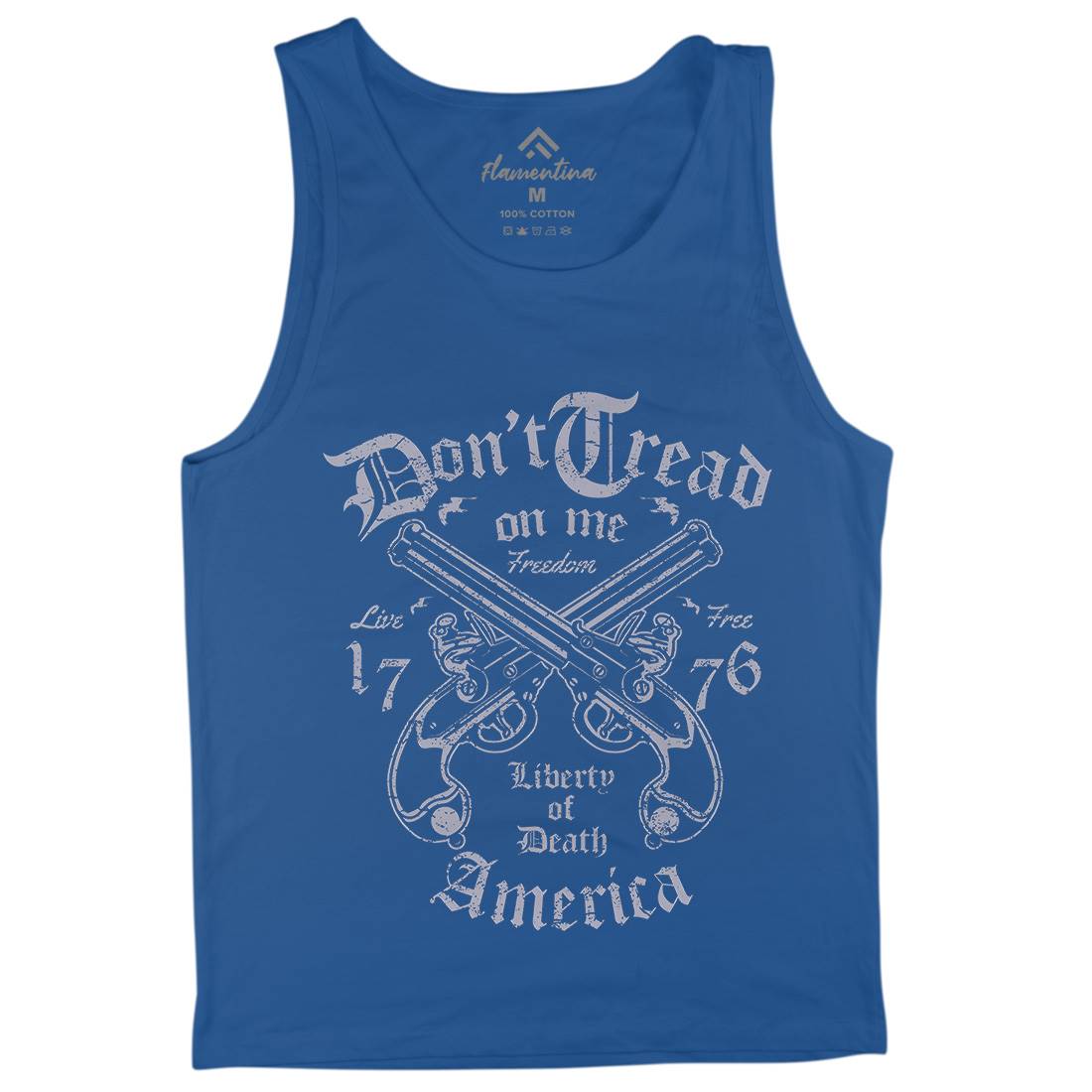 Liberty Of Death Mens Tank Top Vest American A084