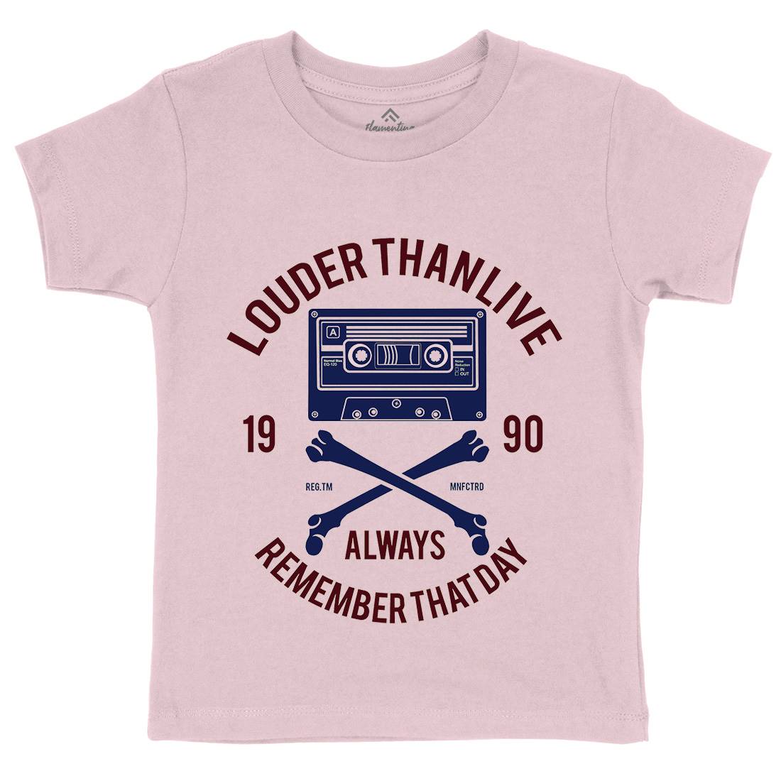 Louder Than Life Kids Crew Neck T-Shirt Music A087
