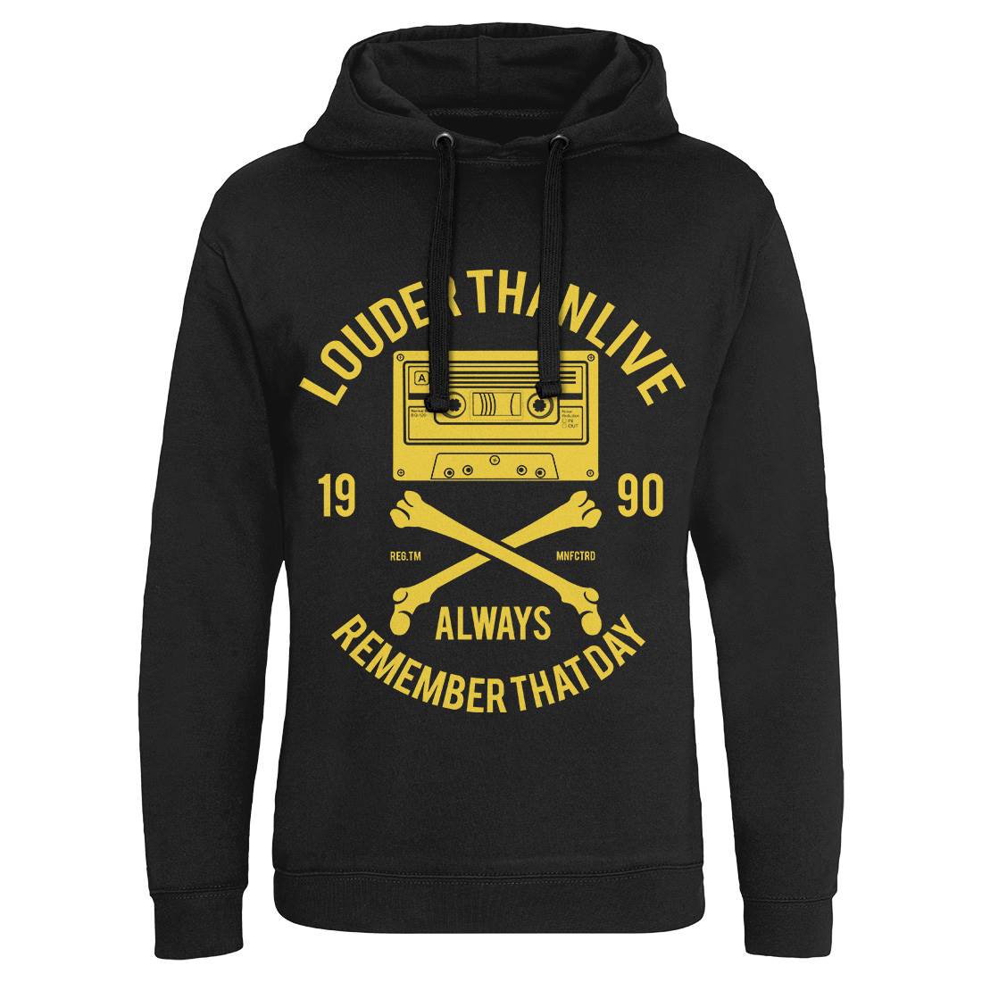 Louder Than Life Mens Hoodie Without Pocket Music A087