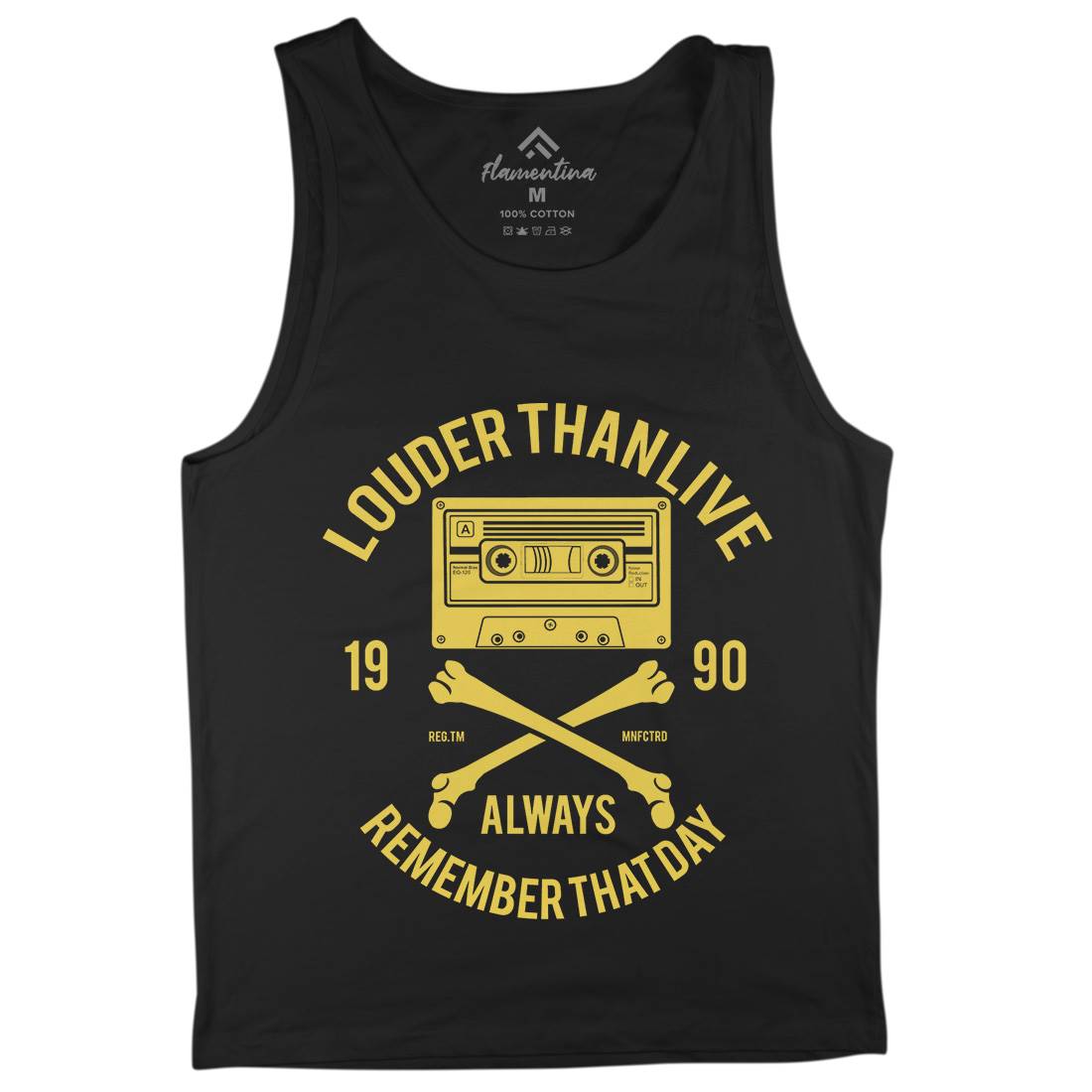 Louder Than Life Mens Tank Top Vest Music A087
