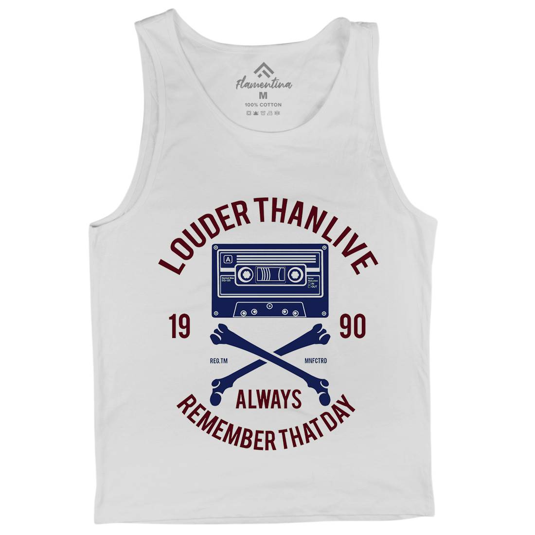 Louder Than Life Mens Tank Top Vest Music A087