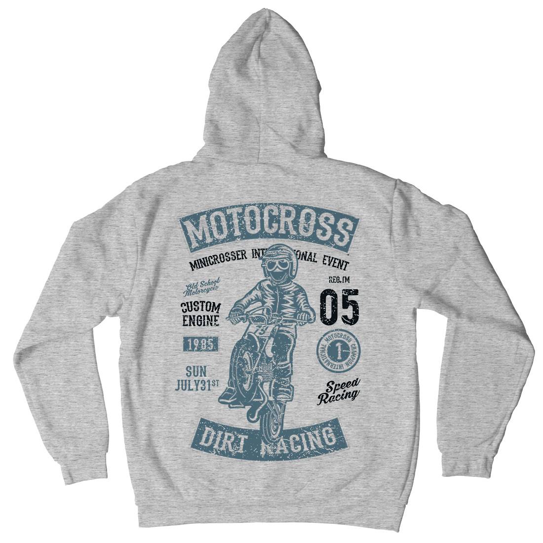 Moto Cross Kids Crew Neck Hoodie Motorcycles A089