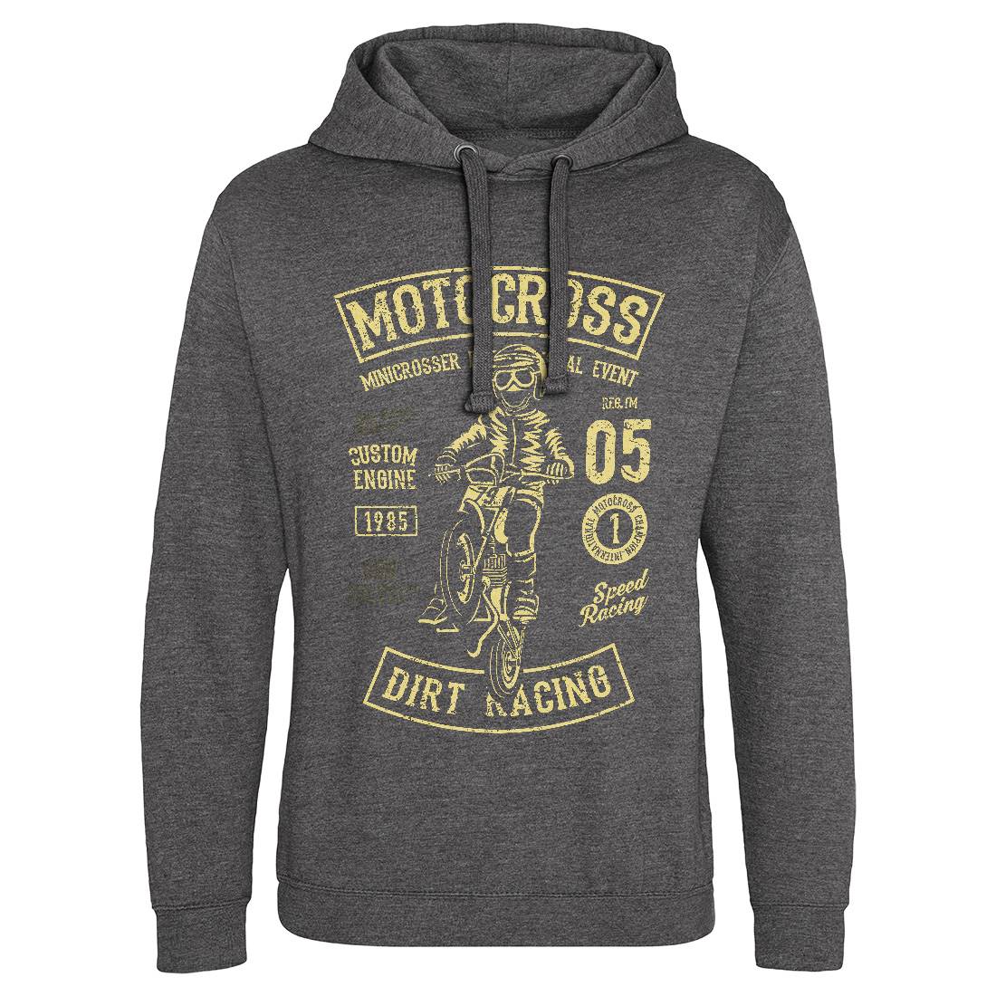 Moto Cross Mens Hoodie Without Pocket Motorcycles A089