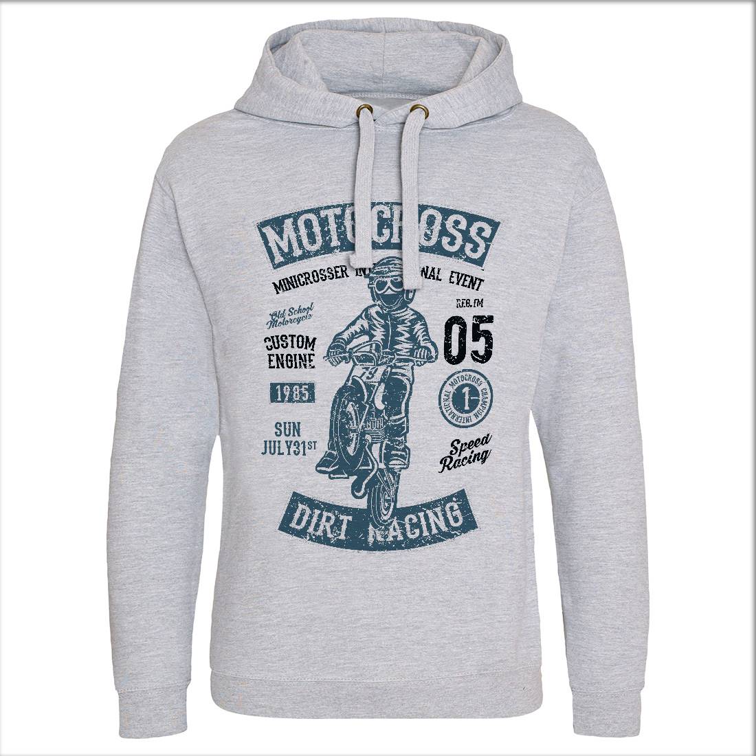 Moto Cross Mens Hoodie Without Pocket Motorcycles A089