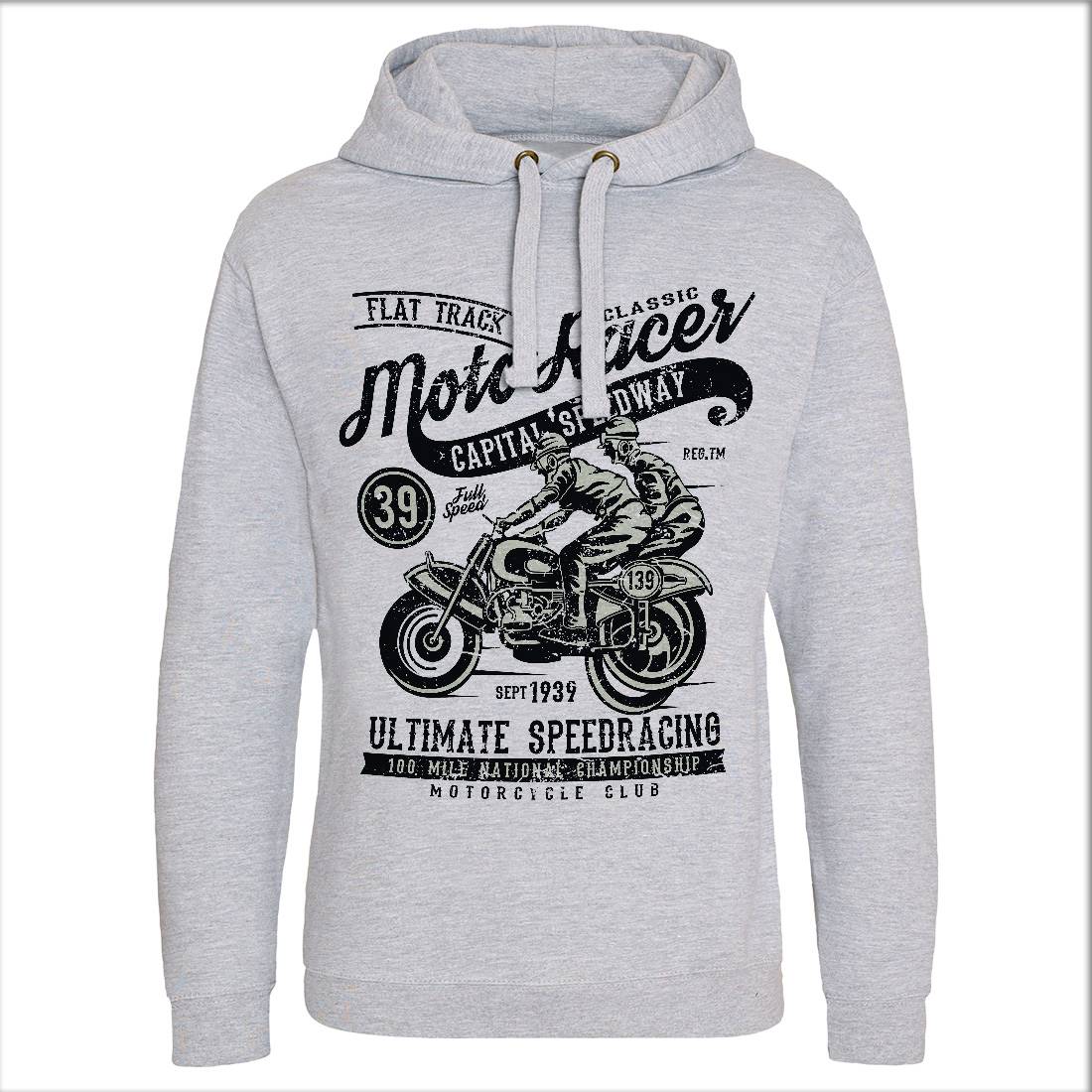 Moto Racer Mens Hoodie Without Pocket Motorcycles A090
