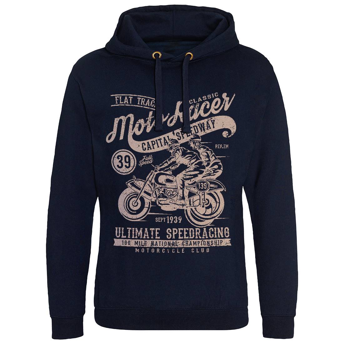 Moto Racer Mens Hoodie Without Pocket Motorcycles A090