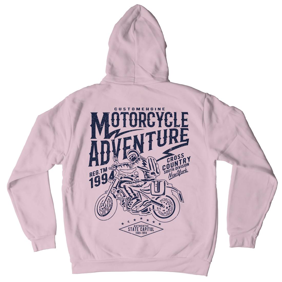 Adventure Kids Crew Neck Hoodie Motorcycles A092