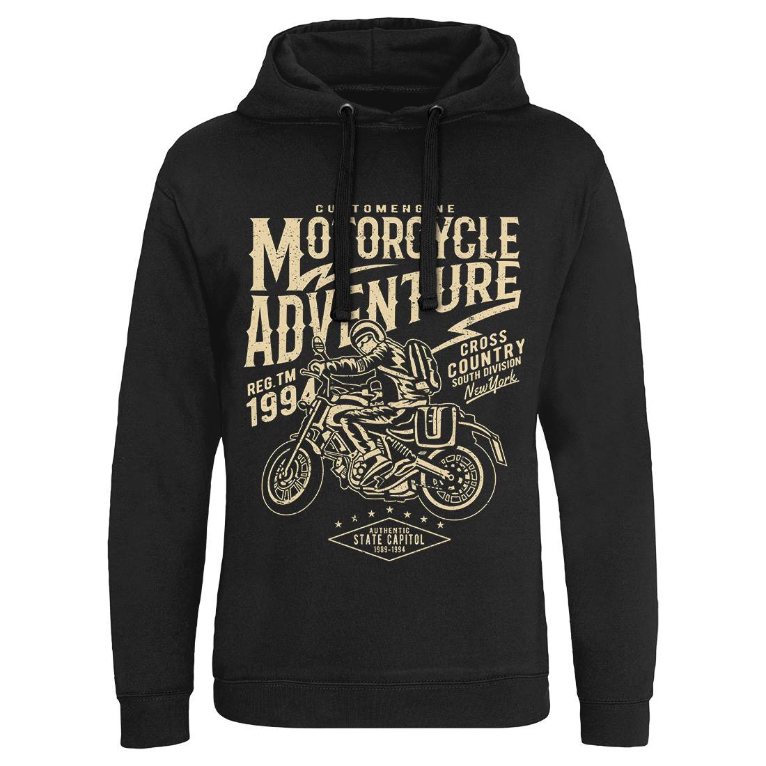 Adventure Mens Hoodie Without Pocket Motorcycles A092