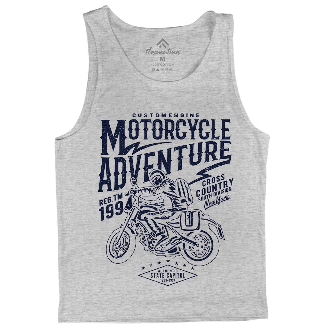 Adventure Mens Tank Top Vest Motorcycles A092