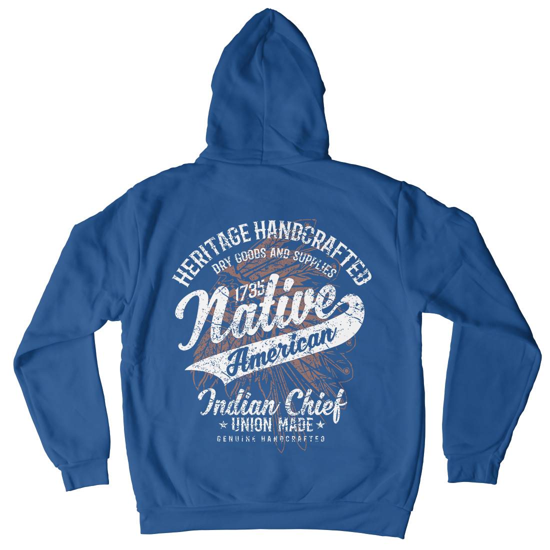 Native American Kids Crew Neck Hoodie Motorcycles A094