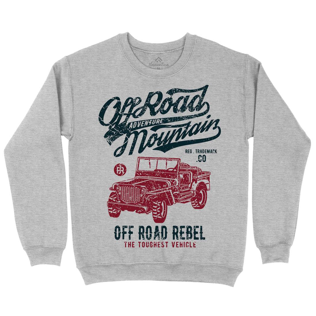 Off Road Kids Crew Neck Sweatshirt Vehicles A098
