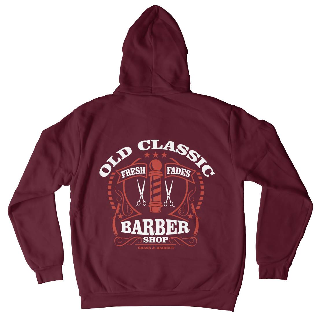 Old Classic Kids Crew Neck Hoodie Barber A099