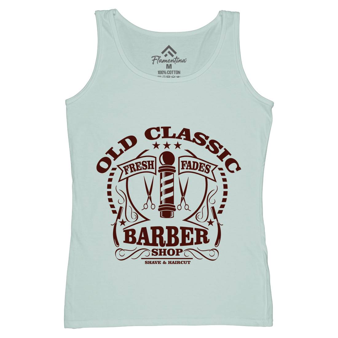 Old Classic Womens Organic Tank Top Vest Barber A099