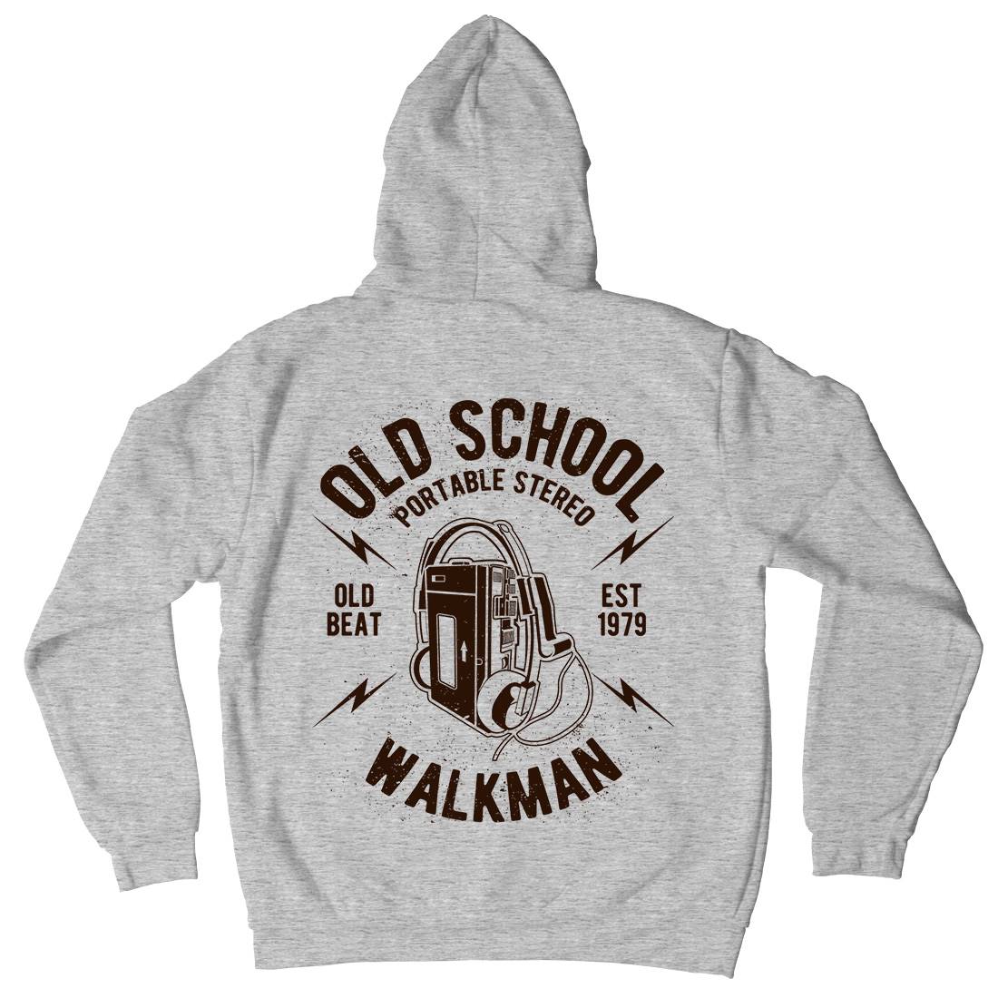 Old School Player Kids Crew Neck Hoodie Music A102