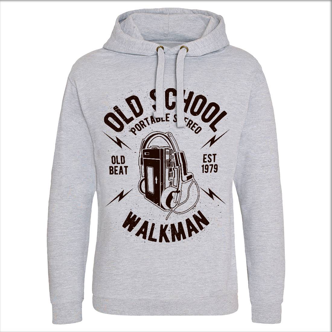 Old School Player Mens Hoodie Without Pocket Music A102
