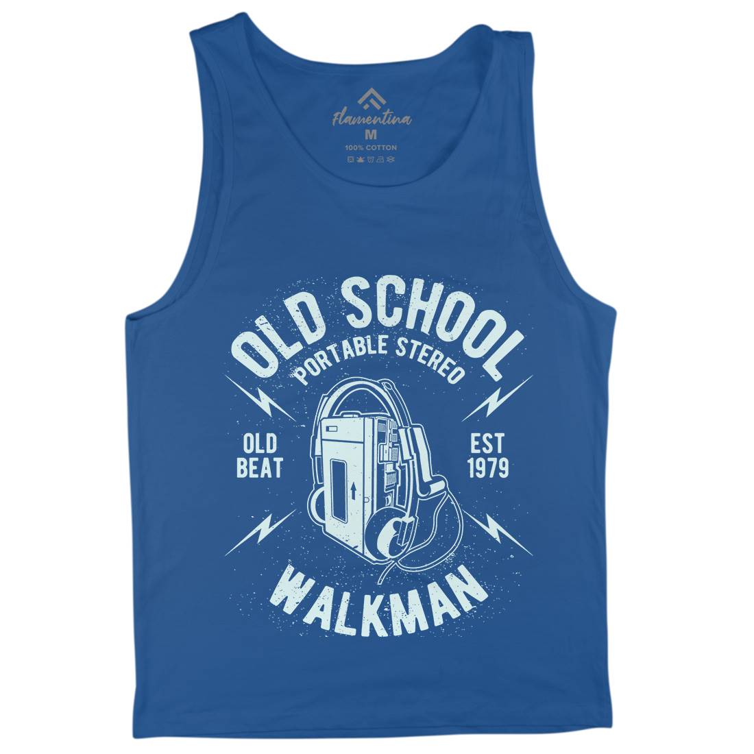 Old School Player Mens Tank Top Vest Music A102