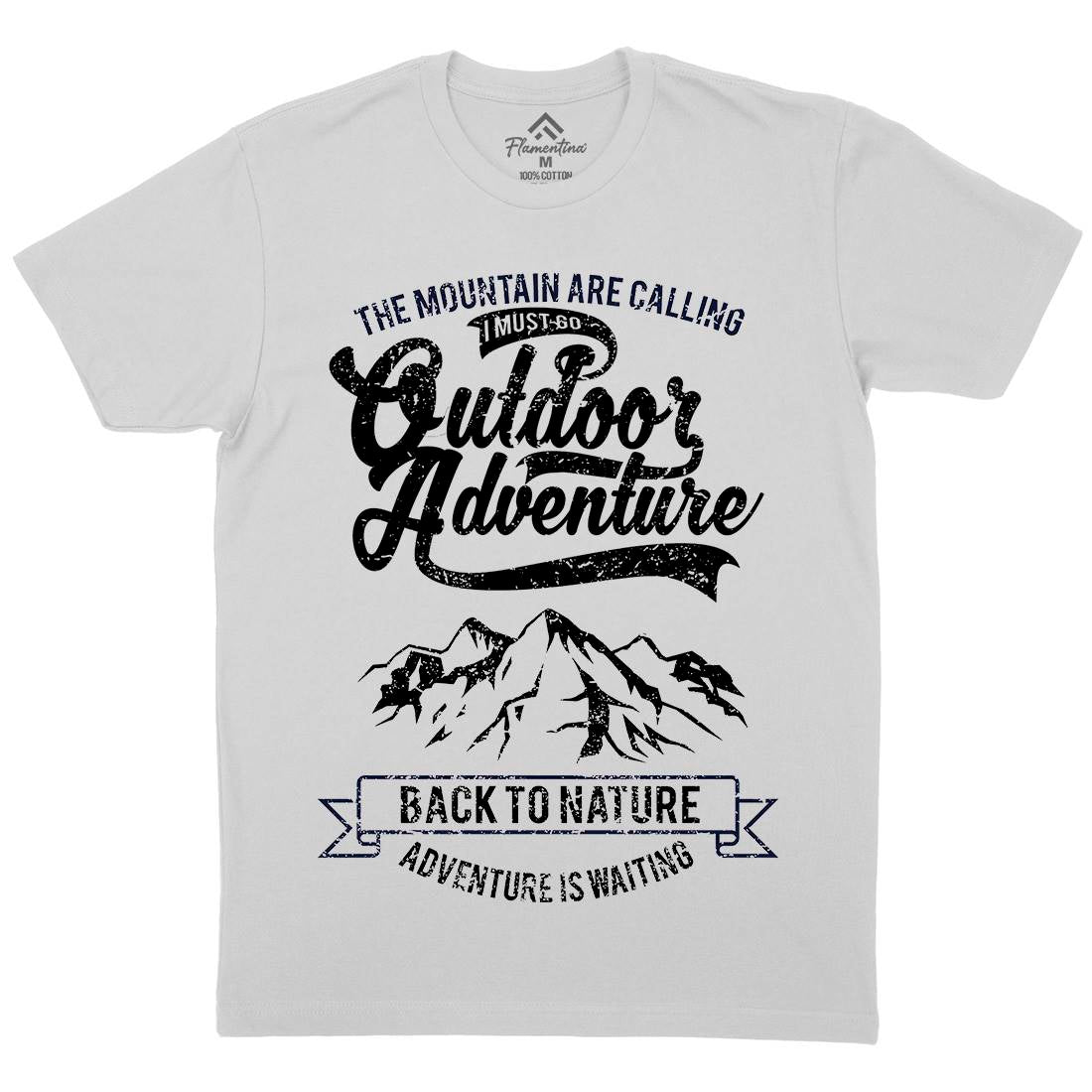 Outdoor Adventure Mens Crew Neck T-Shirt Nature A104