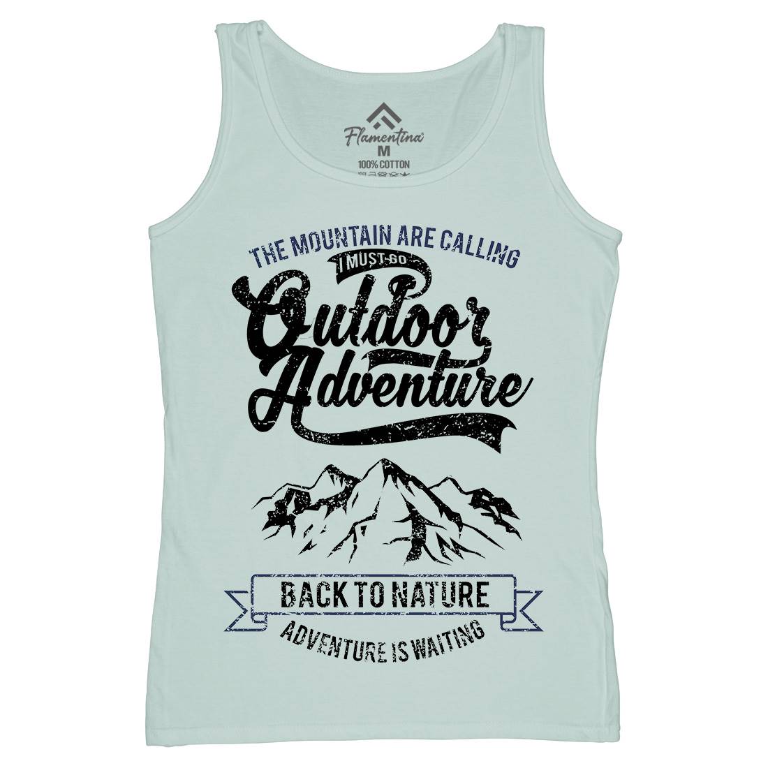 Outdoor Adventure Womens Organic Tank Top Vest Nature A104