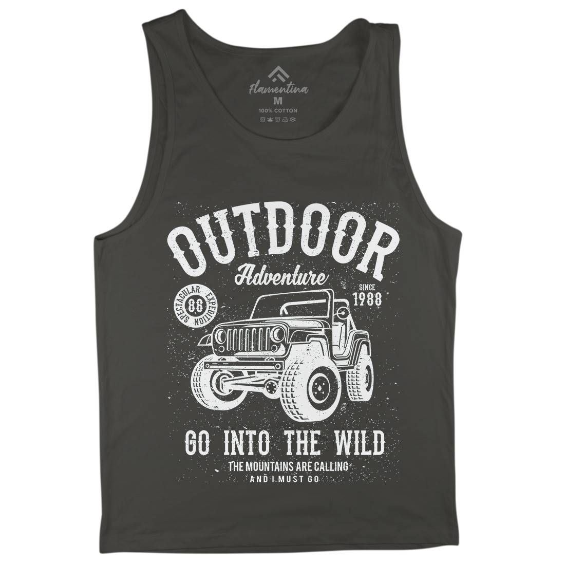 Outdoor Adventure Mens Tank Top Vest Nature A105