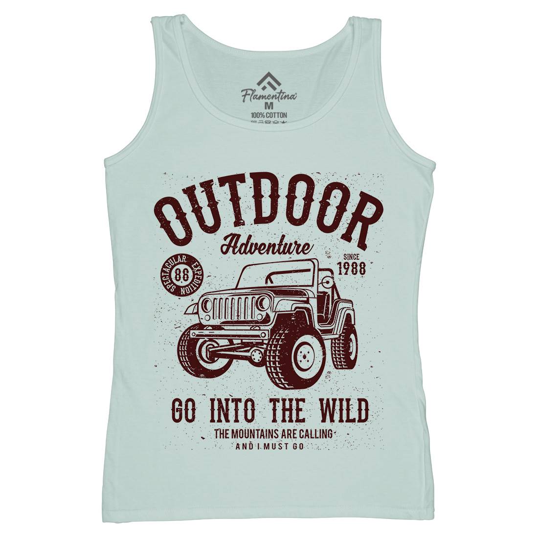 Outdoor Adventure Womens Organic Tank Top Vest Nature A105