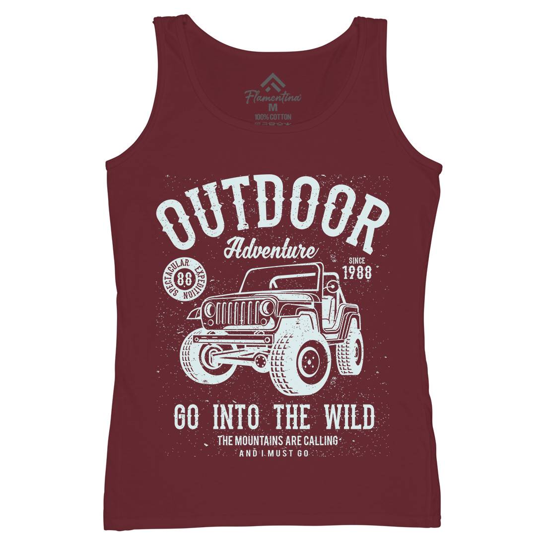Outdoor Adventure Womens Organic Tank Top Vest Nature A105