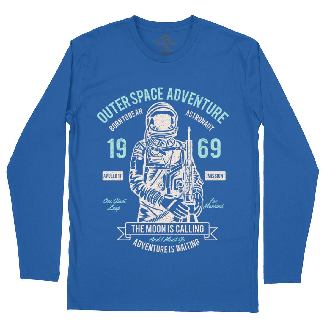 Outer Adventure 69 Mens Long Sleeve T-Shirt Space A106