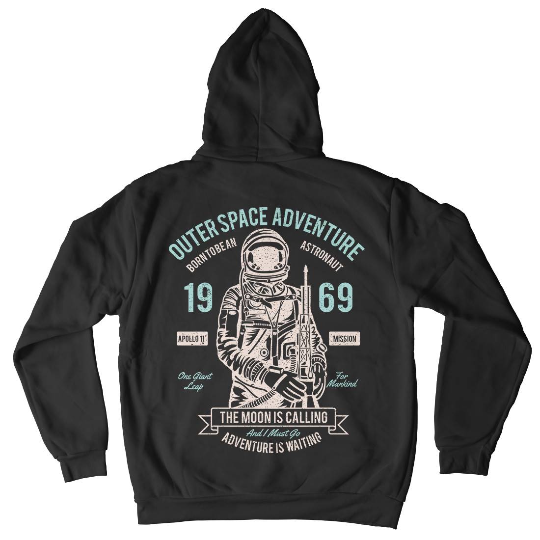 Outer Adventure 69 Kids Crew Neck Hoodie Space A106