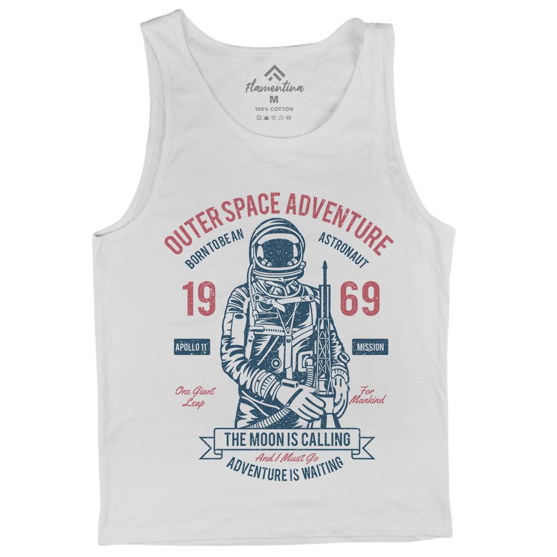 Outer Adventure 69 Mens Tank Top Vest Space A106