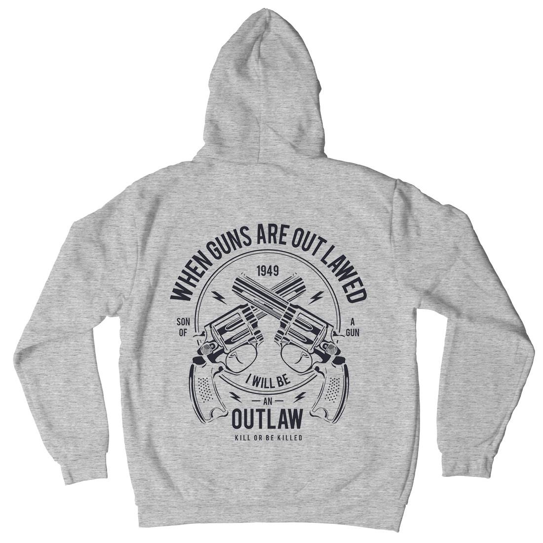 Outlaw Kids Crew Neck Hoodie American A107