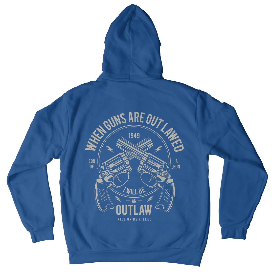 Outlaw Kids Crew Neck Hoodie American A107