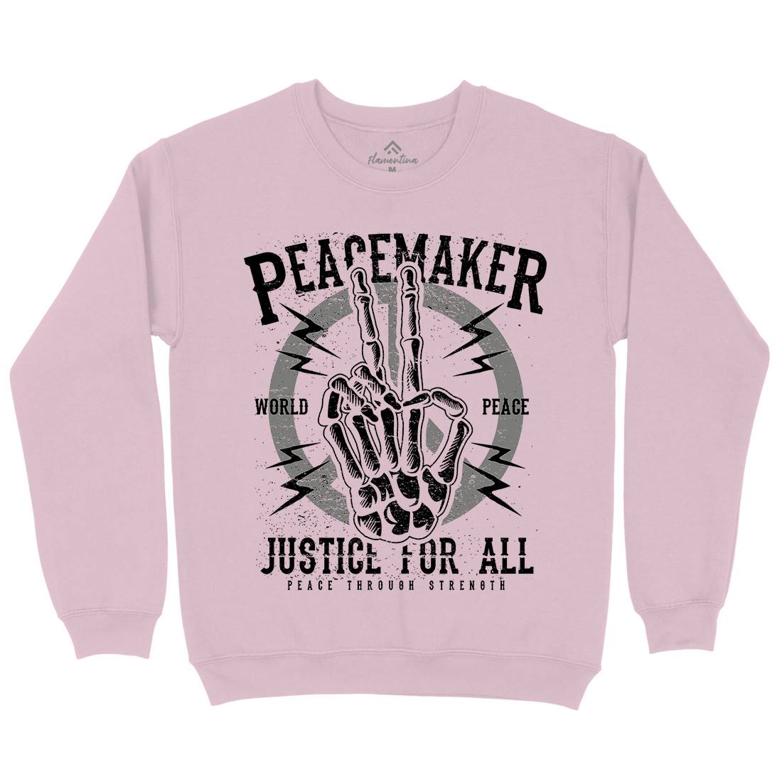 Maker Kids Crew Neck Sweatshirt Peace A108