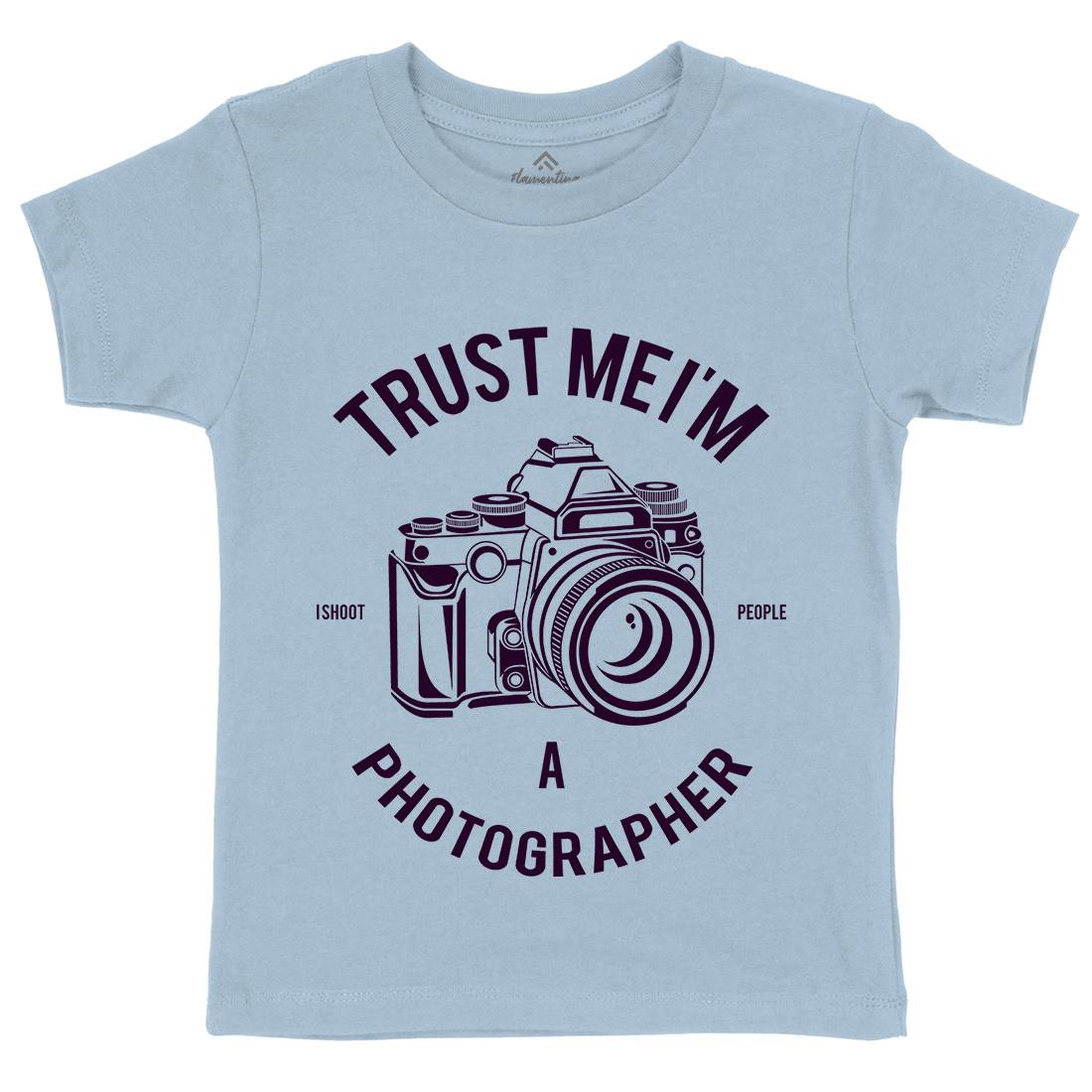 Photographer Kids Organic Crew Neck T-Shirt Media A110