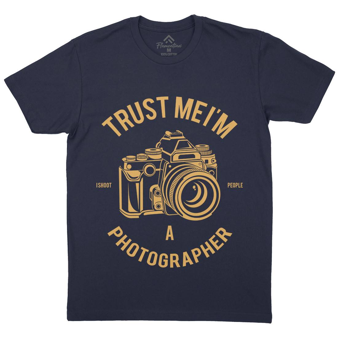 Photographer Mens Crew Neck T-Shirt Media A110