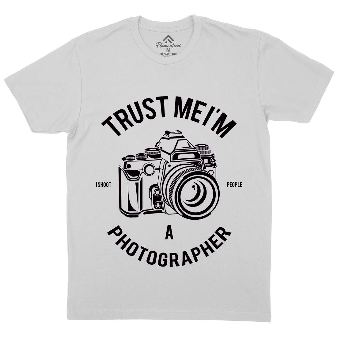 Photographer Mens Crew Neck T-Shirt Media A110