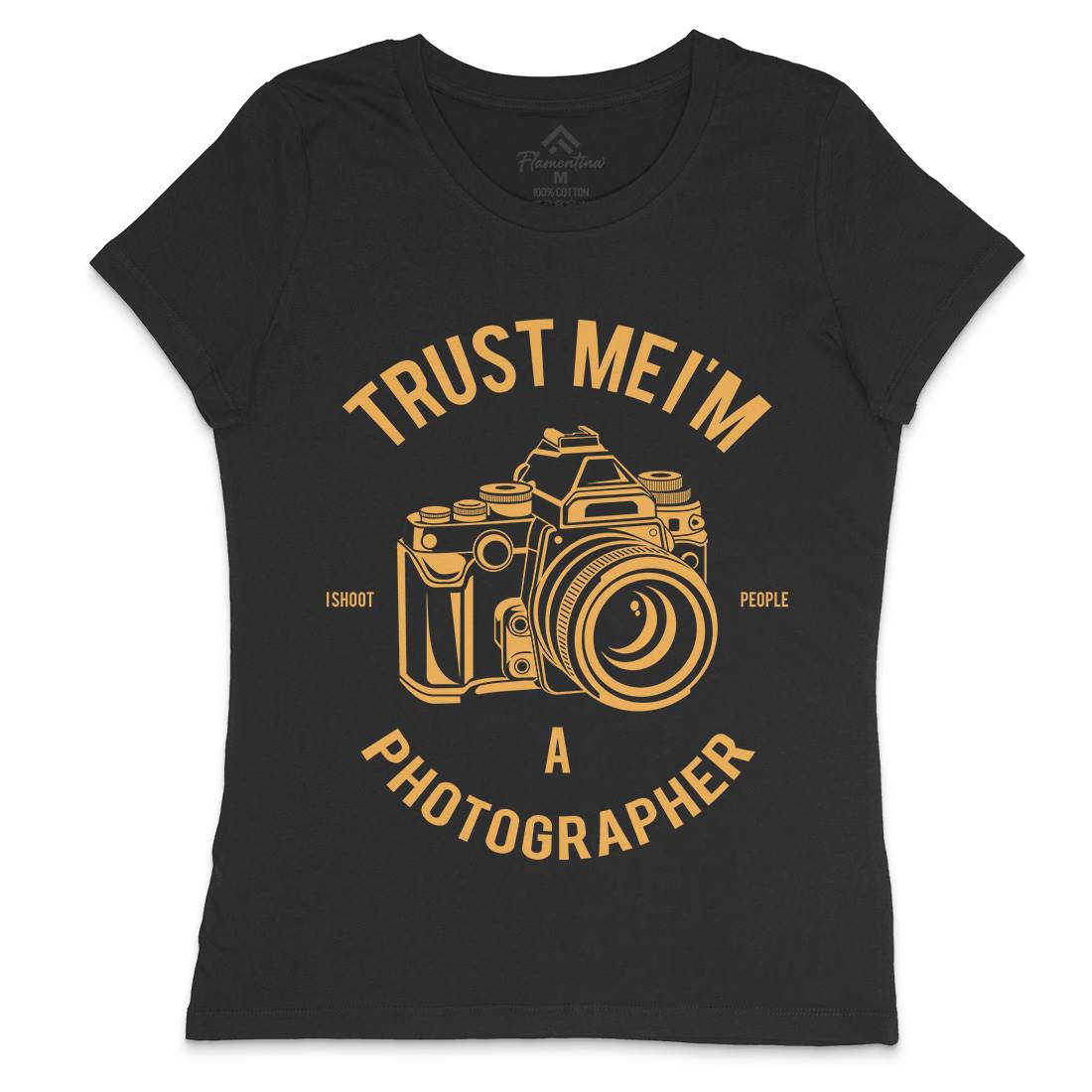 Photographer Womens Crew Neck T-Shirt Media A110