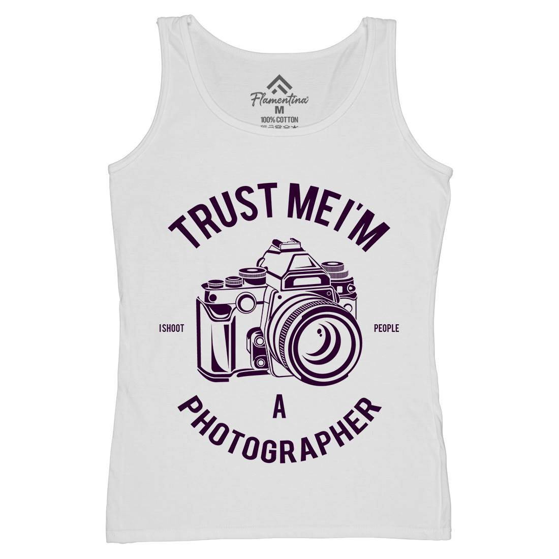 Photographer Womens Organic Tank Top Vest Media A110