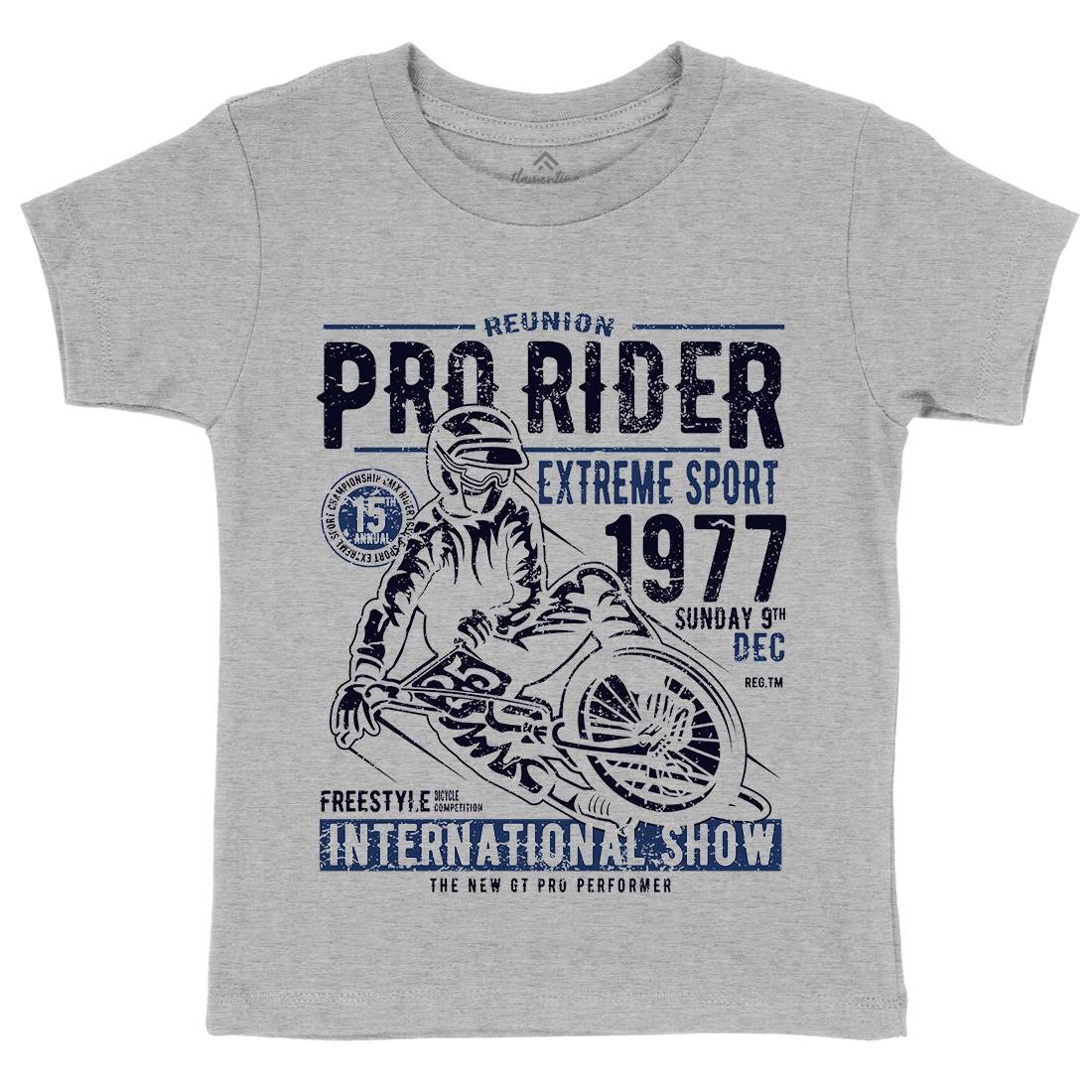 Pro Rider Kids Crew Neck T-Shirt Bikes A112