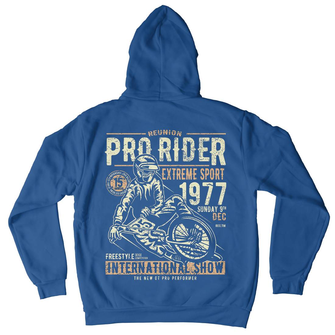 Pro Rider Kids Crew Neck Hoodie Bikes A112