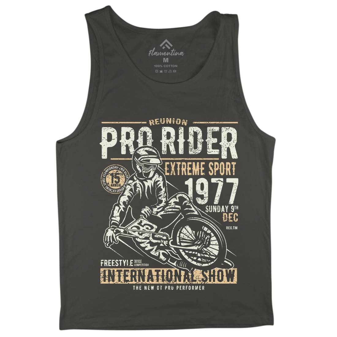 Pro Rider Mens Tank Top Vest Bikes A112