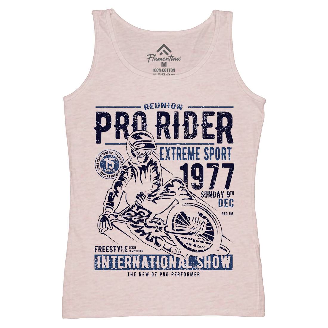 Pro Rider Womens Organic Tank Top Vest Bikes A112