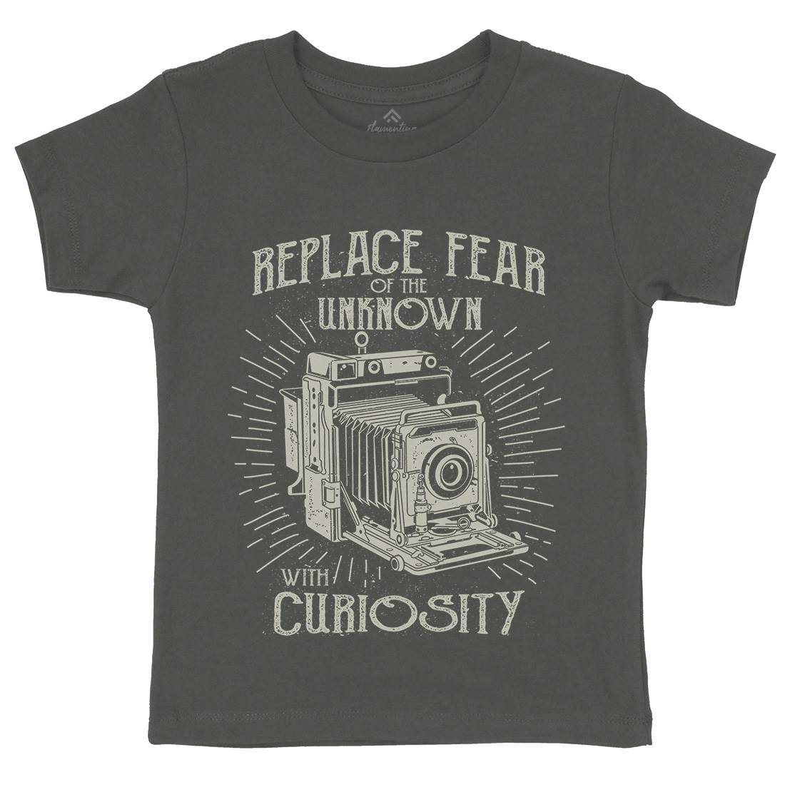 Replace Fear Kids Crew Neck T-Shirt Media A116