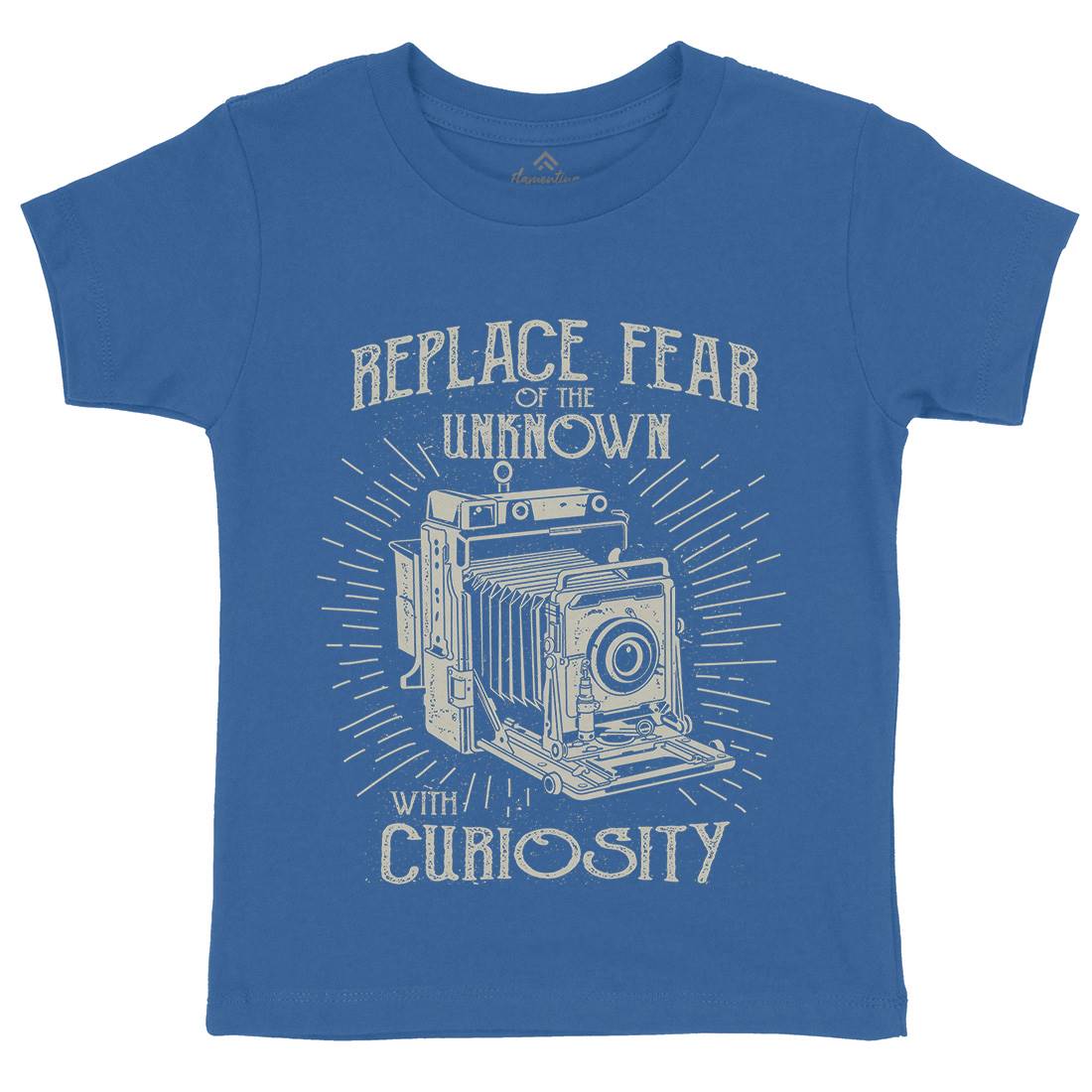 Replace Fear Kids Organic Crew Neck T-Shirt Media A116