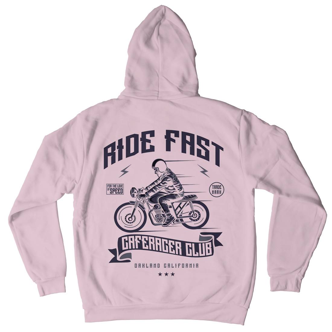 Ride Fast Kids Crew Neck Hoodie Motorcycles A117